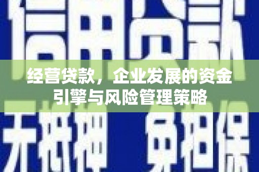 达拉特旗经营贷款，企业发展的资金引擎与风险管理策略