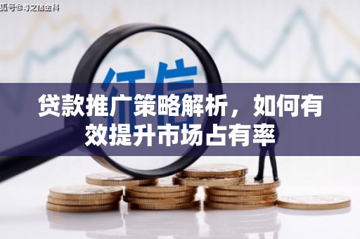 冕宁贷款推广策略解析，如何有效提升市场占有率