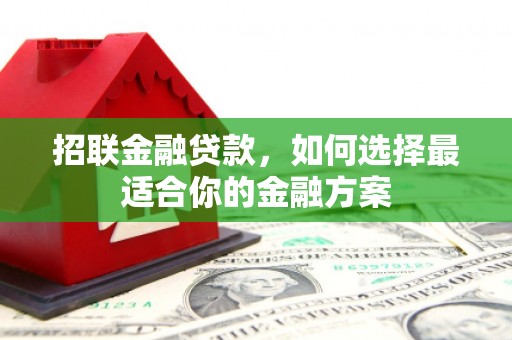 资兴招联金融贷款，如何选择最适合你的金融方案