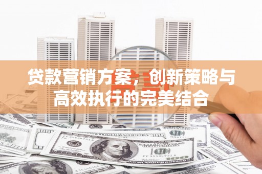 安乡贷款营销方案，创新策略与高效执行的完美结合