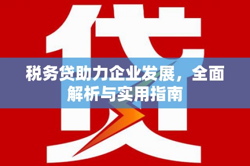 中国香港税务贷助力企业发展，全面解析与实用指南