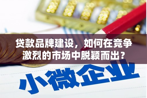 吴忠贷款品牌建设，如何在竞争激烈的市场中脱颖而出？