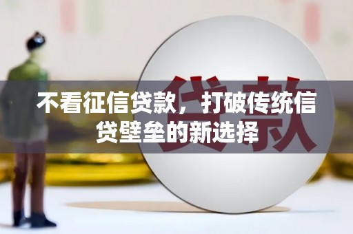 五河不看征信贷款，打破传统信贷壁垒的新选择
