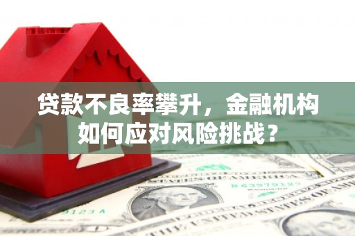 上饶贷款不良率攀升，金融机构如何应对风险挑战？