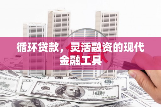 雁塔循环贷款，灵活融资的现代金融工具