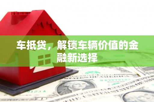 尼玛车抵贷，解锁车辆价值的金融新选择