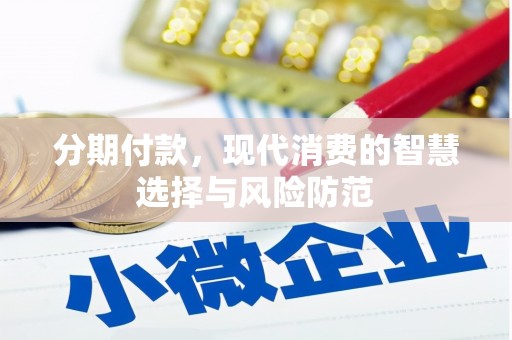 梅州分期付款，现代消费的智慧选择与风险防范