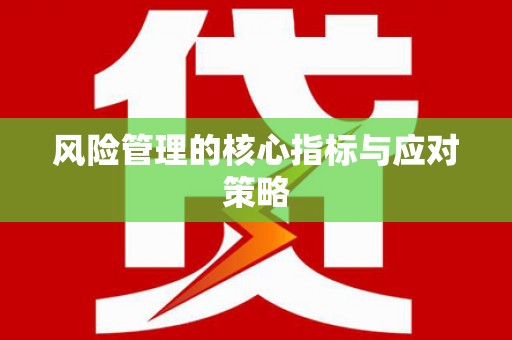 顺庆风险管理的核心指标与应对策略