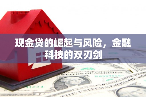 酒泉现金贷的崛起与风险，金融科技的双刃剑