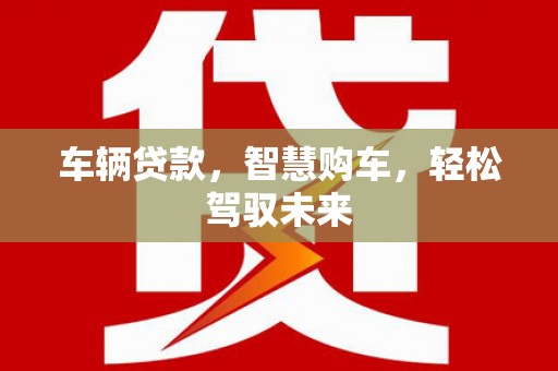 哈尔滨车辆贷款，智慧购车，轻松驾驭未来