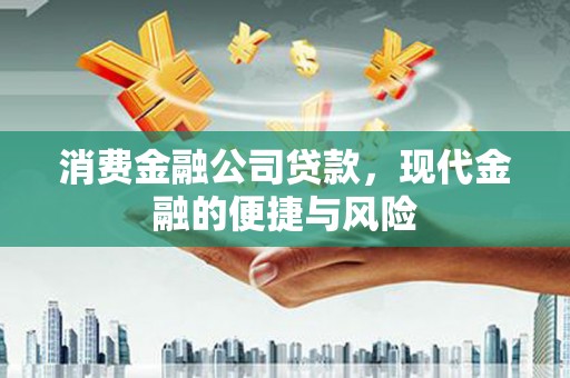 中站消费金融公司贷款，现代金融的便捷与风险