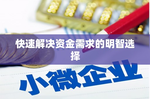 乐亭快速解决资金需求的明智选择