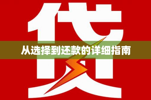 双溪从选择到还款的详细指南
